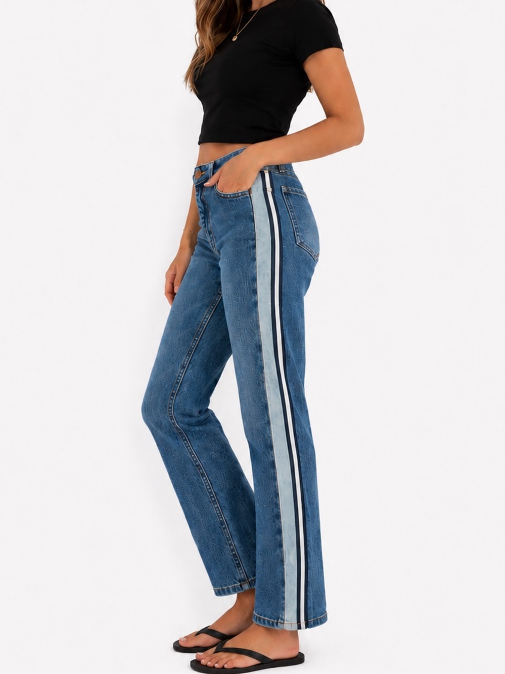 Boden Cavendish Girlfriend Denim Jeans Straight Leg Women's Size 2P Waist 27”